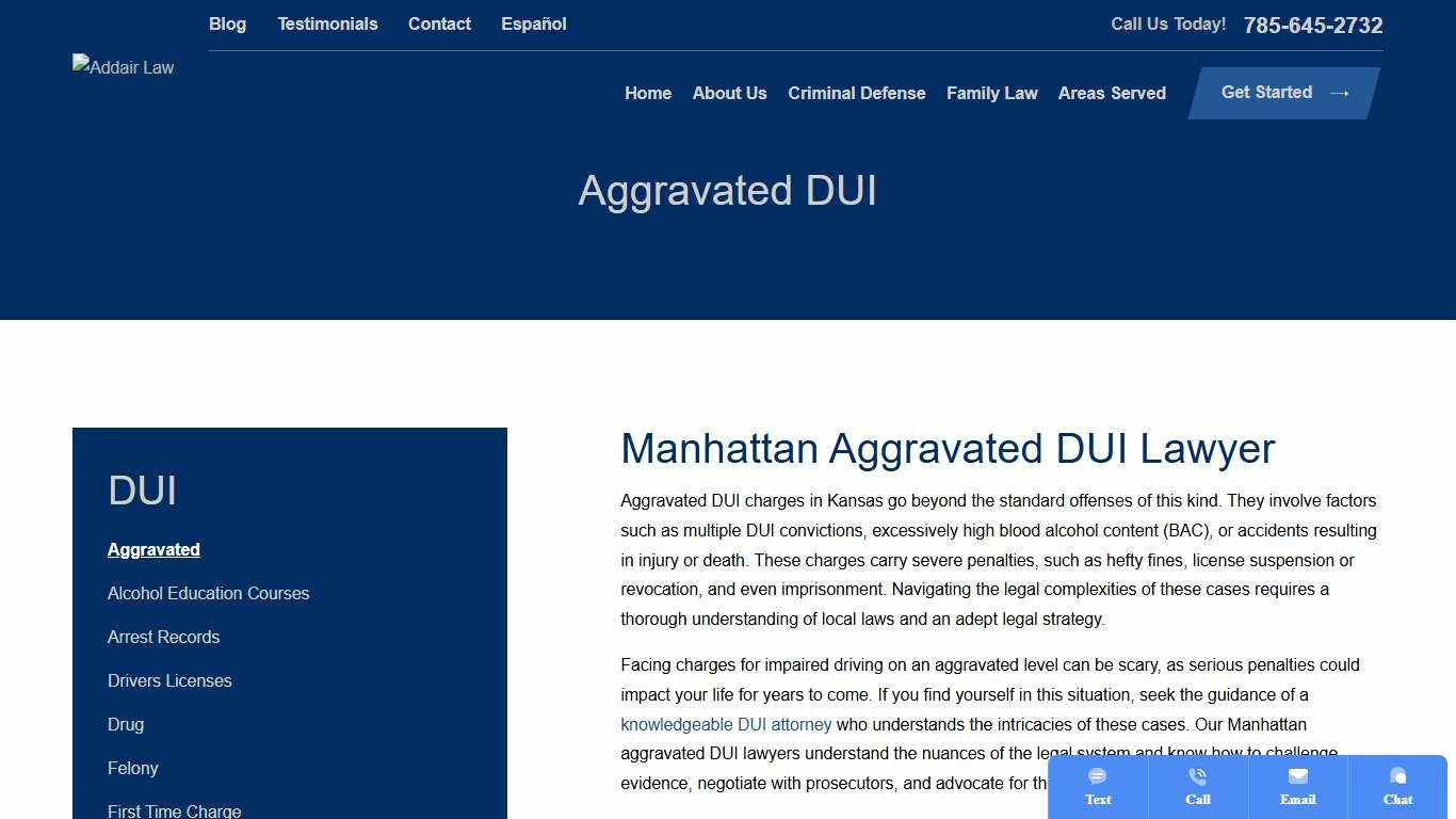 Manhattan Aggravated DUI Lawyer Impaired Driving Attorney